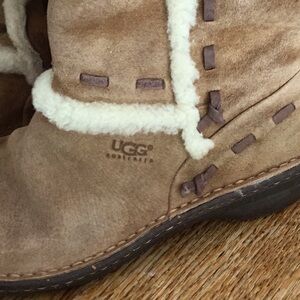 UGG Suede and Shearling Boots